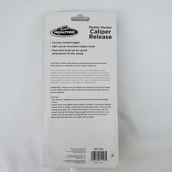 Team Realtree Master Hunter Caliper Release Adult Size Factory Tuned Trigger - Picture 4 of 4